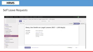 Self Leave Requests
HRMS
 