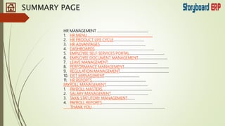 HUMAN RESOURCE MNAGEMENT SOFTWARE SYSTEM