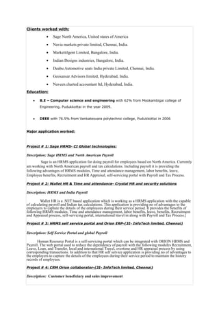 ORACLE HRMS FUNCTIONAL CONSULTANT ROLES AND RESPONSIBILITIES visual data 6