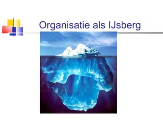 Organisatie als IJsberg 