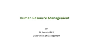 Human resource Management- Role of technology in HRM processes (e.g ...