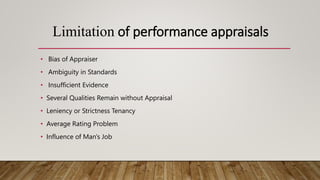 HRM UNIT 4 PERFORMANCE APRAISAL PROF. KANCHAN.pptx