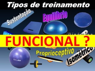 Tipos de treinamento
FUNCIONAL ?
 