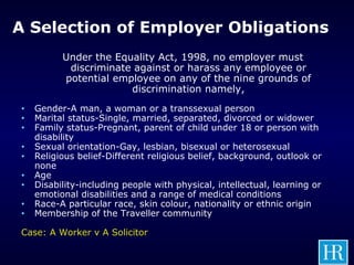 Hr obligations on employers in ireland | PPT