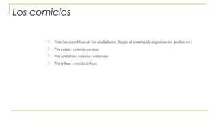 Hª de Roma: la constitución romana | PPT