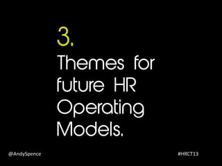 HR Operating Models for the Next Generation | PDF