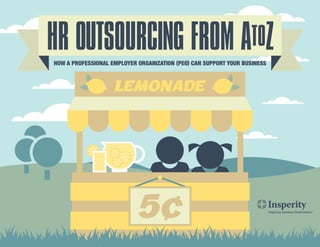HR OUTSOURCING FROM ATOZ
HOW A PROFESSIONAL EMPLOYER ORGANIZATION (PEO) CAN SUPPORT YOUR BUSINESS
 