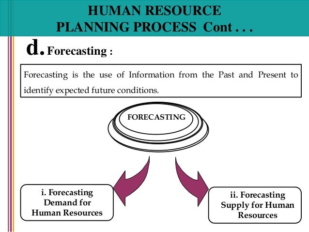 Human Resource Planning Process Chart