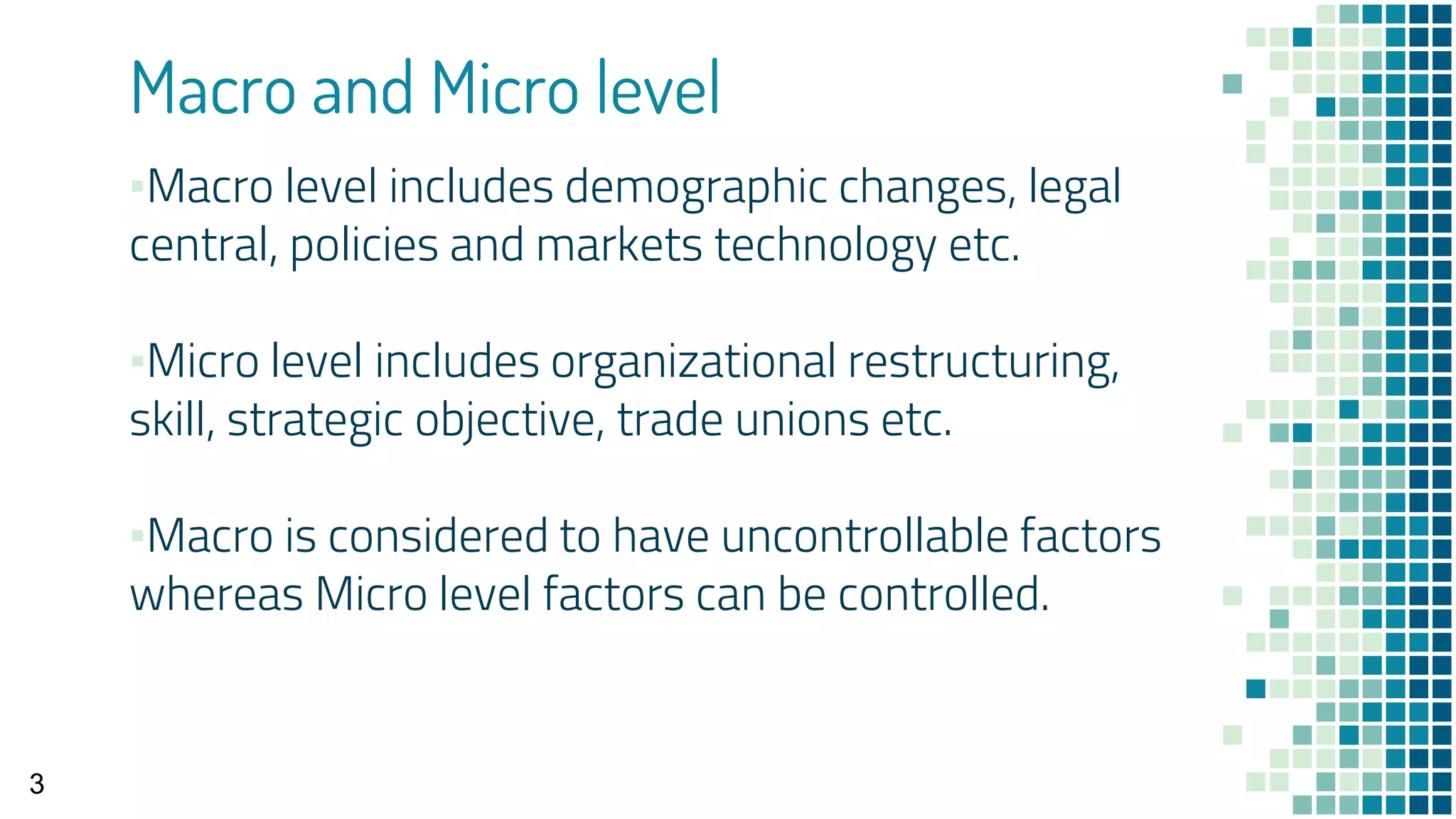 Macro-level scenario of Mnapower Planning | PPTX