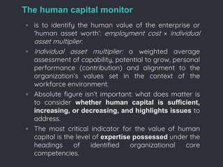 Measuring Human Capital's contribution to Enterprise Goals | PPTX