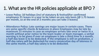 2. How are these HR policies implemented?
• The five steps needed to develop and
implement a new employer policy are
outli...