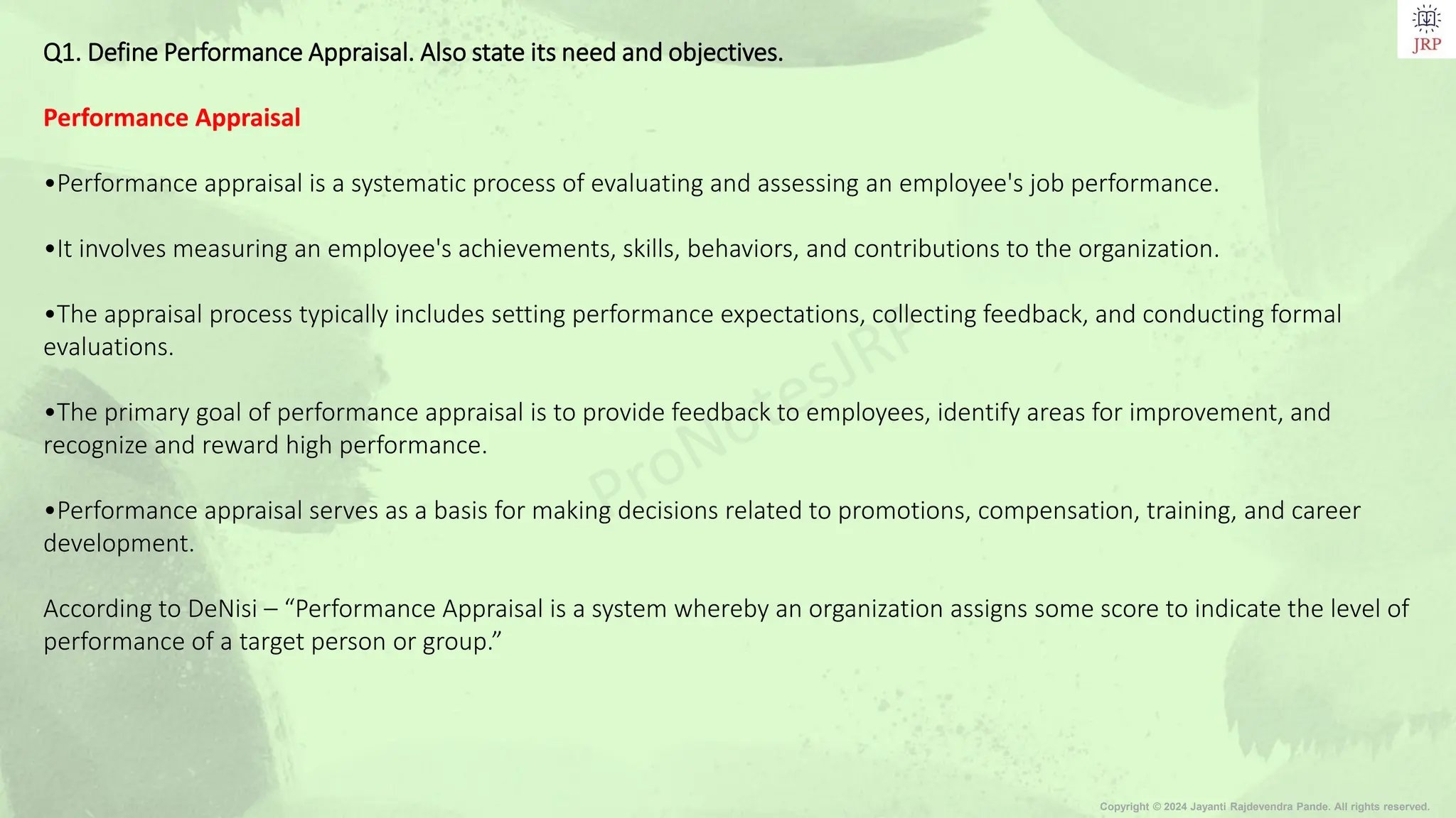 PERFORMANCE MEASUREMENT SYSTEM [HR Paper 2] Module 3.pdf
