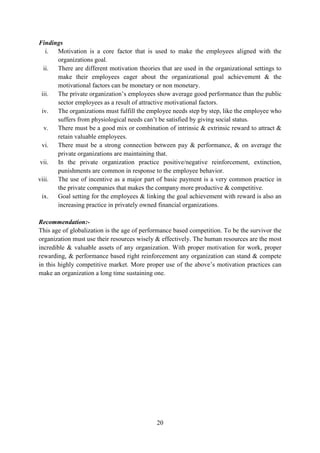 Implication of motivational concepts in workplace: A study on selected ...
