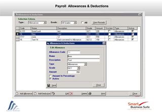 Payroll Allowances & DeductionsPayroll Allowances & Deductions
 