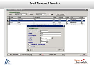 Payroll Allowances & DeductionsPayroll Allowances & Deductions
 