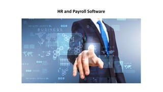 HR and Payroll Software
 