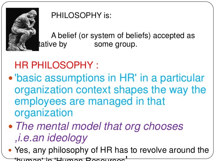Hr Philosophy Of Unilever
