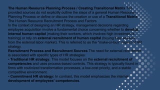 Comprehensive Human Resource Planning and Recruitment Process ...