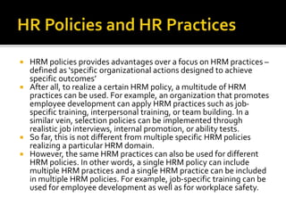 Hrm Policy Example Human Resources Policies and Practices.pptx