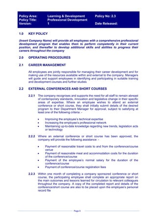 Hr policies and_procedures_manual | PDF