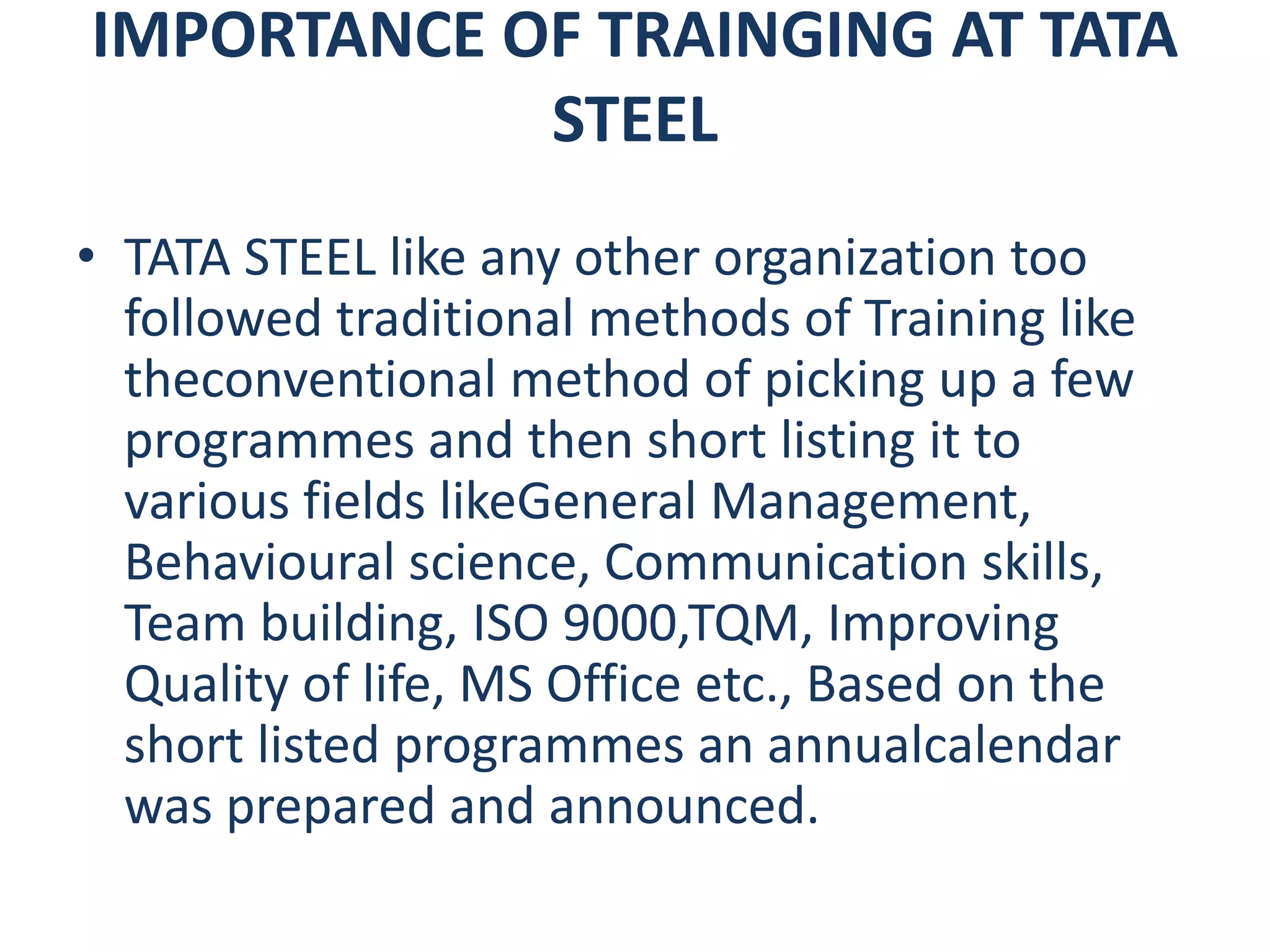 Hr policy tata steel | PPTX