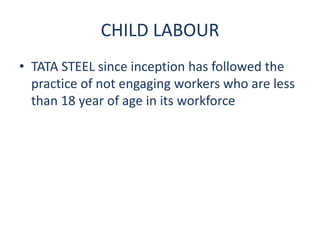 Hr policy tata steel | PPTX