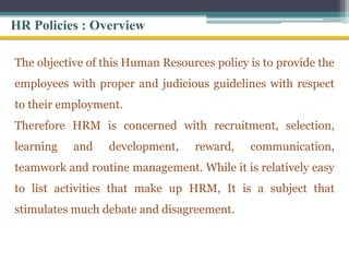 Hr practices in telecom | PPTX