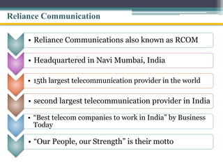 Hr practices in telecom | PPTX