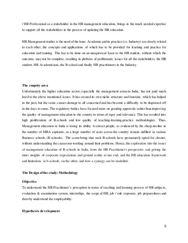 Hr paper topics image