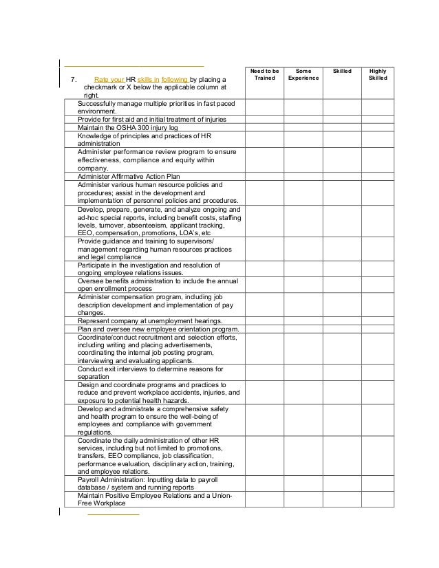 prescreening questions