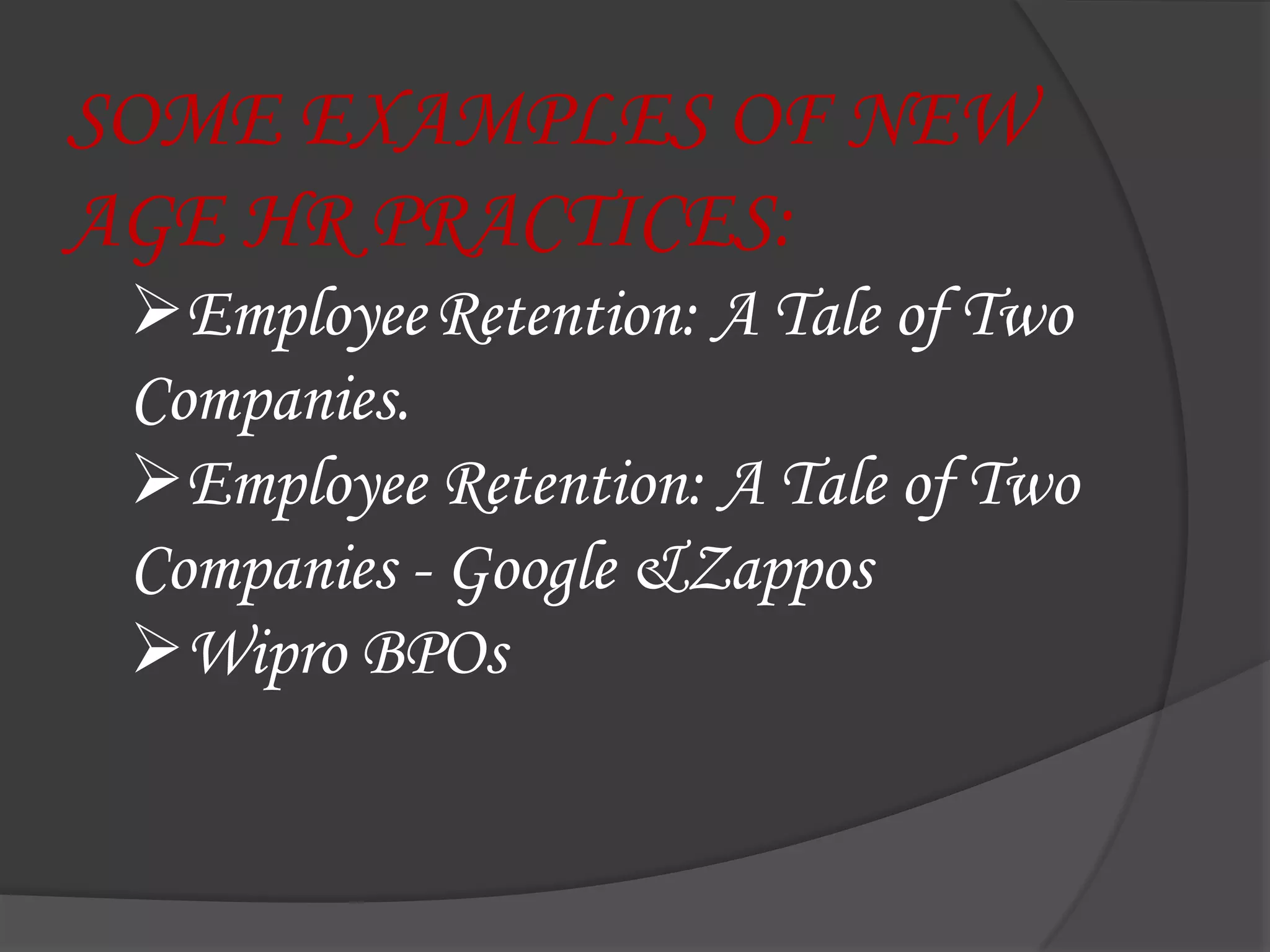 Loss of Company Knowledge