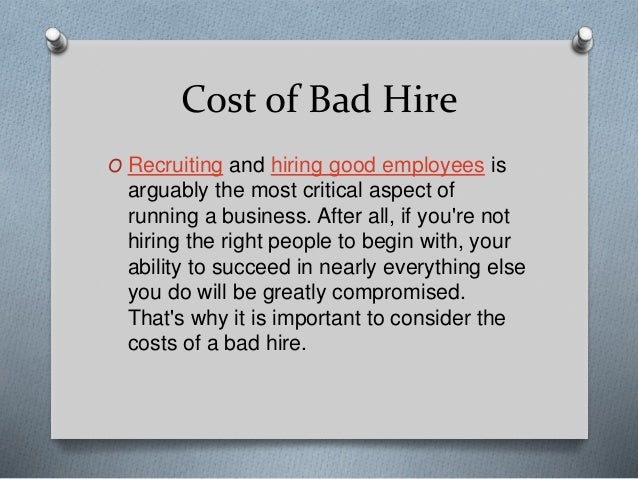 about the importance of employee selection The interview is the single most important step in the selection process it is the opportunity for the employer and prospective employee to learn more about each other and validate information provided by both. about the importance of employee selection The interview is the single most important step in the selection process it is the opportunity for the employer and prospective employee to learn more about each other and validate information provided by both.