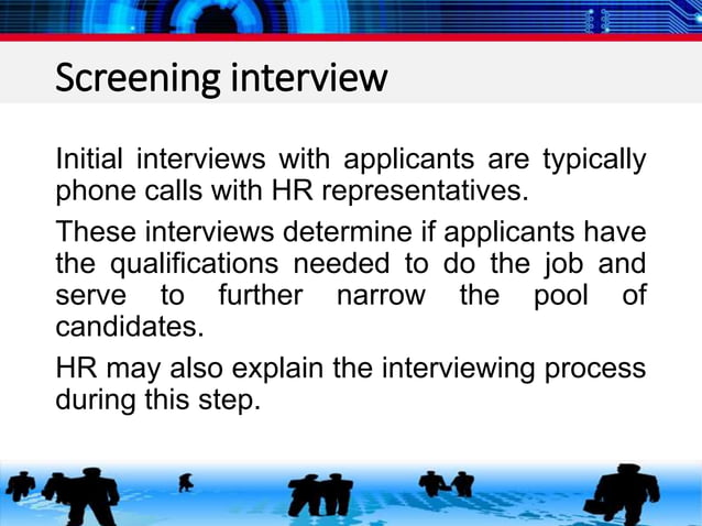 Human Resource Hiring Process Ppt