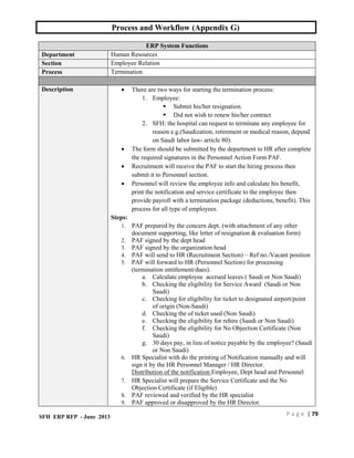 Workflow Appendix HR Process and Workflow for any business | PDF