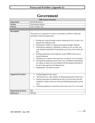 Workflow Appendix HR Process and Workflow for any business | PDF