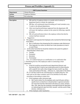 Workflow Appendix HR Process and Workflow for any business | PDF