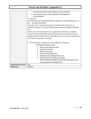Workflow Appendix HR Process and Workflow for any business | PDF