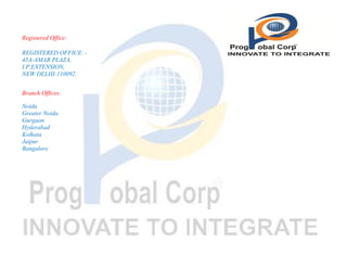 Registered Office:
REGISTERED OFFICE: 45A-AMAR PLAZA,
I.P.EXTENSION,
NEW DELHI-110092.
Branch Offices:
Noida
Greater Noida
Gurgaon
Hyderabad
Kolkata
Jaipur
Bangalore

 
