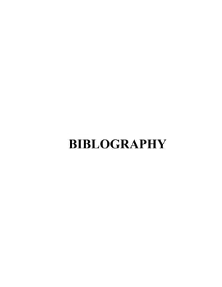 BIBLOGRAPHY
 
