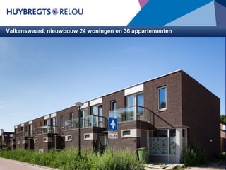 Valkenswaard, nieuwbouw 24 woningen en 36 appartementen

Opdrachtgever : Woningbelang te Valkenswaard
Architect

: Slagter en van Niedek Architecten BV
te Eindhoven

Bouwdirectie &
toezicht
: Woningbelang
BVO

: 5.159 m 2

Aanneemsom

: € 5.445.000,00

Start bouw

: Eind 2009

Oplevering

: September 2013

Nieuwbouw van 60 woningen bestaande uit 36 appartementen 6
patiowoningen voor de verhuur en 18 koopwoningen voor starters.

 