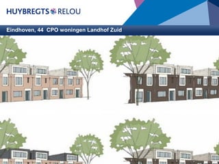 Eindhoven, 44 CPO woningen Landhof Zuid

Opdrachtgever : Collectief Particuliere Opdrachtgevers
Architect

: Van Aken Architecten te Eindhoven

Bouwdirectie & Van Aken Architecten
toezicht
: Biggelaar Projectcoördinatie BV
BVO

: Circa 5.200 m2

Aanneemsom

: € 3.730.500,00

Start bouw

: Medio 2012

Oplevering

: Oktober 2013

Op de locatie tussen de Heerbaan / Noord Brabantlaan en
Grassteppe / Graslinnen is ruimte vrij gemaakt voor minimaal
250 nieuwbouwwoningen, die gezamenlijk de naam Landhof gaan
dragen. Landhof wordt de entree en het visitekaartje tot de wijk
Meerhoven. Huybregts Relou realiseerde Landhof Zuid bestaande
uit 44 CPO woningen.

 