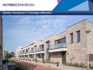Gemert, nieuwbouw 71 woningen Oliemolen

Opdrachtgever : Goed Wonen te Gemert
Architect

: Inbo Architecten

Bouwdirectie &
toezicht
: Inbo Architecten
BVO

: 8,000 m²

Aanneemsom

: € 6.750.000,00

Start bouw

: Vierde kwartaal 2011

Oplevering

: Mei 2013

Op het voormalige "Verhagen" terrein zijn op vijf deelgebieden 38
appartementen, verdeeld over twee gebouwen met een
bijeenkomstruimte en 32 grondgebonden woningen gerealiseerd.

 