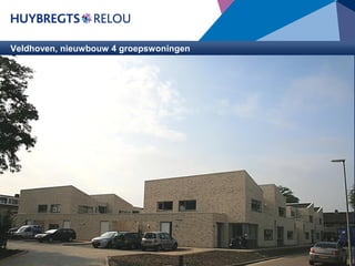 Veldhoven, nieuwbouw 4 groepswoningen

Opdrachtgever : Woningcorporatie Aert Swaens / Severinus
Architect

: Van den Pauwert Architecten te Eindhoven

Bouwdirectie &
toezicht
: CBB
BVO

: 2.777 m²

Aanneemsom

: € 1.964.000,00

Start bouw

: September 2010

Oplevering

: Augustus 2011

Aert Swaens laat voor de Severinus Stichting in Oerle vier
groepswoningen bouwen ten behoeve van begeleid wonen voor
mensen met een verstandelijke handicap.

 