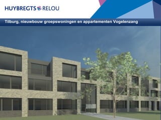 Tilburg, nieuwbouw groepswoningen en appartementen Vogelenzang

Opdrachtgever : WonenBreburg
Architect

: Luijten Smeulders Architecten

Bouwdirectie &
toezicht
: BTB
BVO

: circa 4.000 m2

Aanneemsom

: € 3.478.000,00

Start bouw

: Juni 2012

Oplevering

: Oktober 2013

Aan de Vogelenzang in Tilburg Zuid wordt een woongebouw
gerealiseerd met 23 appartementen voor WonenBreburg en
vier groepswoningen met elk zeven slaapkamers voor
zorginstelling Thebe.
Het gebouw heeft een entree voor Thebe aan de Don Sartostraat en een entree aan de Vogelenzang voor de woningen van WonenBreburg. Parkeren
gebeurt zowel in het openbare gebied, als op het eigen terrein aan de achterzijde. De appartementen zijn georiënteerd op de zuid- en westzijde.
De groepswoningen zijn verdeeld over twee lagen, hebben een corridor ontsluiting en zijn georiënteerd op het oosten en westen. Op de begane grond
hebben ze een tuin en op de verdieping een dakterras.

 