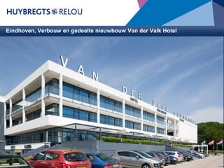 Eindhoven, Verbouw en gedeelte nieuwbouw Van der Valk Hotel

Opdrachtgever : Luiten Van der Valk Beheer BV te Waalre
Architect

: Quant Architectuur te Venlo

Bouwdirectie &
toezicht
: Luiten Van der Valk Beheer
BVO

: 3.000 m2 uitbreiding en circa 8.000 m2 renovatie

Aanneemsom

: € 6.755.000,00

Start bouw

: 2011

Oplevering

: 2013

Verbouw en gedeelte nieuwbouw Van der Valk Hotel Eindhoven.
In het totale werk zijn diverse ruimtes verbouwd of nieuw
aangebracht zoals, kantoorruimtes, congrescentrum,
receptiegedeelte, loungebar etc. Daar het hotel, alsmede de
vergader- / congresruimtes, in gebruik zijn gebleven was er extra
aandacht voor werktijden / geluid / opslag / bouwverkeer.

 