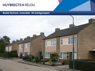 Budel Schoot, renovatie 36 toiletgroepen

Opdrachtgever : WoCom
Architect

: Niet van toepassing

Bouwdirectie &
toezicht
: Niet van toepassing
BVO

: 4.500 m 2

Aanneemsom

: € 90.000,00

Start bouw

: Mei 2011

Oplevering

: Juni 2011

De bestaande toiletgroepen werden geheel gestript en opnieuw
opgebouwd. Nieuw tegelwerk, stucwerk, sanitair, elektra
voorzieningen (NEN 1010) en schilderwerk. De bewoners hadden
keuze uit een ruime diversiteit van tegelwerk en sanitair. De
coördinatie in de diverse keuze pakketten, is onder de regie van
Huybregts Relou uitgevoerd.

 