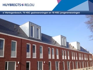 s’-Hertogenbosch, 70 HSC gezinswoningen en 18 HSC jongerenwoningen

Opdrachtgever : Brabant Wonen
Architect

:

Bouwdirectie &
toezicht
:
BVO

:

Aanneemsom

:€

Start bouw

:

Oplevering

:

In de wijk Eikendonk, op een centrale plaats in Den Bosch, wordt
door Brabant Wonen in nauwe samenwerking met de Gemeente
Den Bosch een wijkvernieuwing doorgevoerd. In deze wijk wordt op
drie locaties vervangende nieuwbouw gerealiseerd. Op locatie één
worden 70 grondgebonden rijwoningen gerealiseerd en op locatie
drie 18 jongerenwoningen.

 