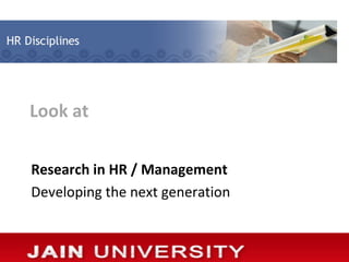 Look at

Research in HR / Management
Developing the next generation
 