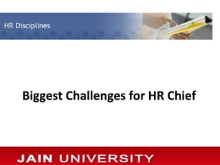 Biggest Challenges for HR Chief
 