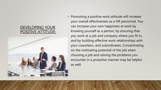 Roles And Responsibilities of HR | PPTX